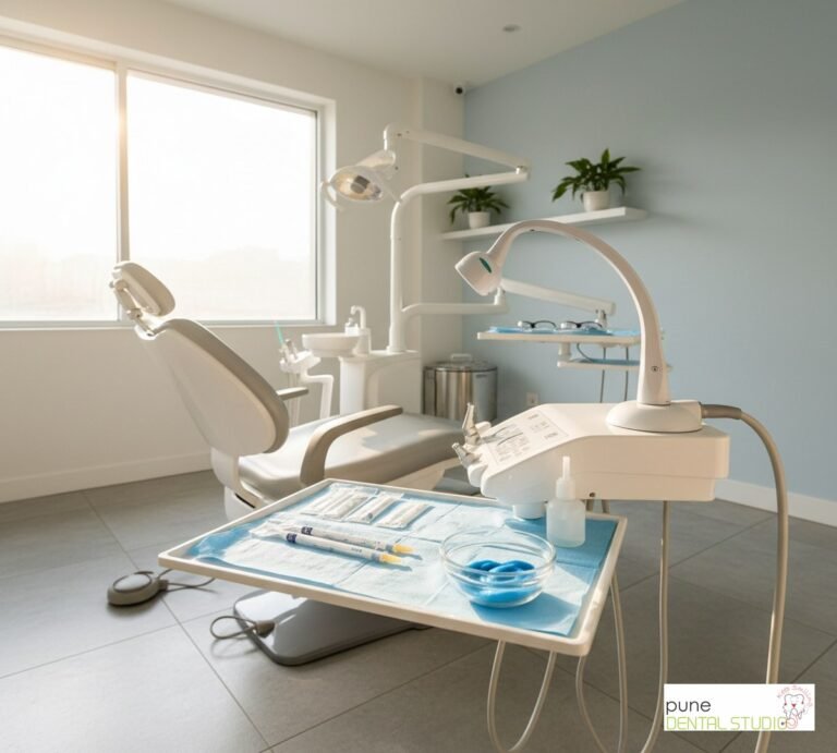 Equipment and interior of a Dental Clinic in Baner, illustrating “What You Need to Know About Teeth Whitening Treatments”, for the section “What Are Teeth Whitening Treatments?”
