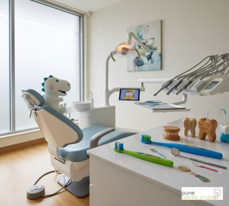 Equipment and interior of a Dental Clinic in Baner, illustrating “How to Prepare Your Child for Their First Dental Visit: A Calm Parent's Guide”, for the section “The Question Every Parent Asks”