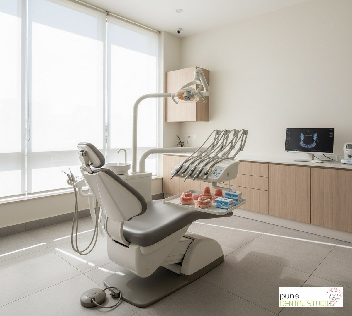 Equipment and interior of a Dental Clinic in Baner, illustrating “Dentures & Full Mouth Rehabilitation Cost in Balewadi: What You'll Actually Pay”, for the section “The Question Nobody Wants to Ask (But Everyone Needs to Know)”