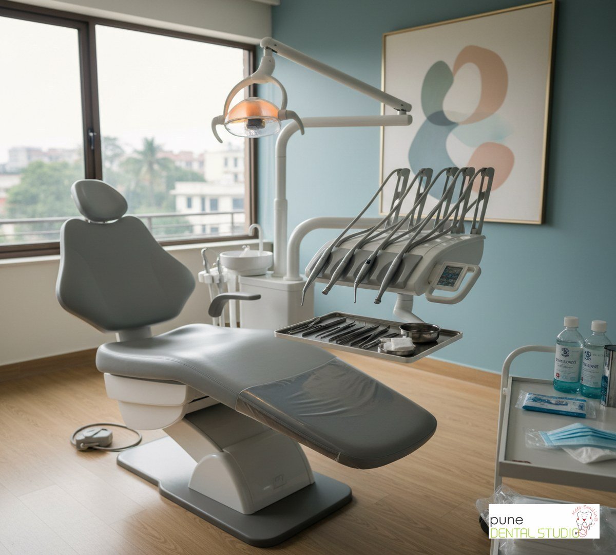 Equipment and interior of a Dental Clinic in Baner, illustrating “Wisdom Tooth Extraction: What Really Happens (And Why Recovery Isn't As Bad As You Think)”, for the section “The Question Everyone Asks (And Worries About)”